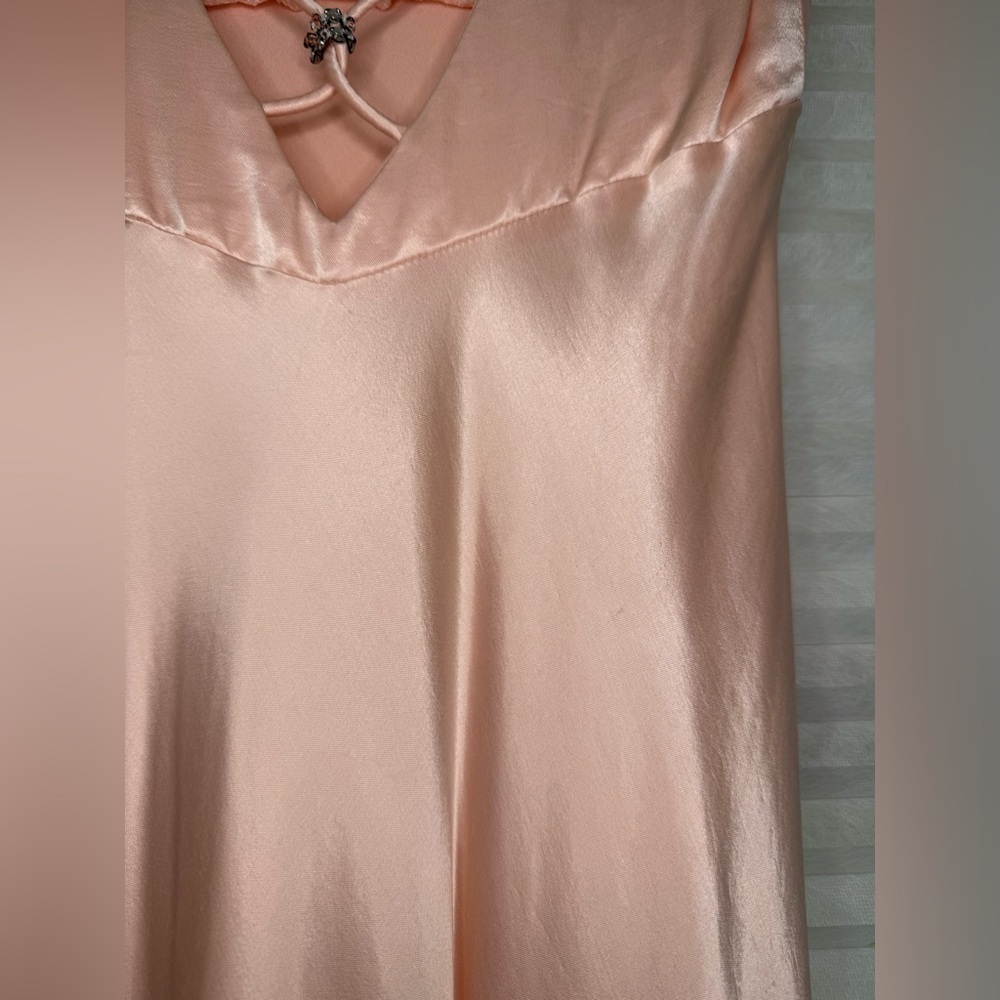 Pink Satin Formal Dress - Picture 14 of 14